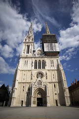 Fototapeta na wymiar Zagreb cathedral