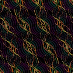 Seamless pattern. Trendy vector texture. Stylish background with diagonal direction