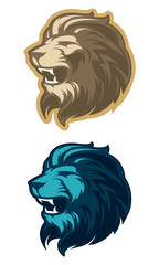 Lion head sport mascot