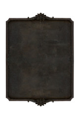 Obraz premium Antique menu board. isolated on white. 