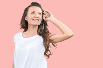 Fototapeta premium Beautiful woman smiling