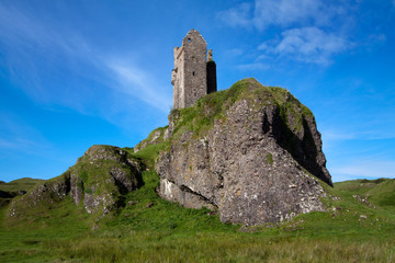 Fototapeta na wymiar Gylen Castle, Kerrera, Argyll and Bute, Scotland