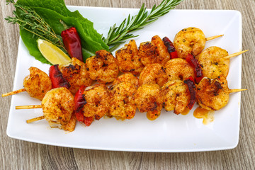 Prawn skewer