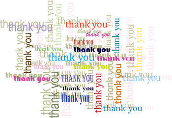 thank you Word cloud