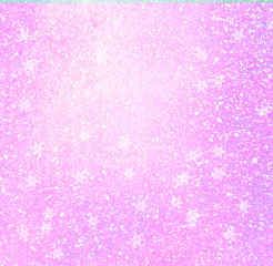 snow effect - pink abstract background - christmas design