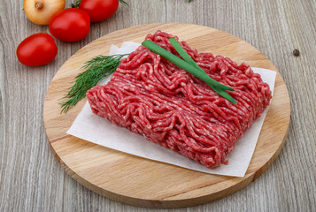 Raw minced meat