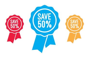 Save 50% Ribbons