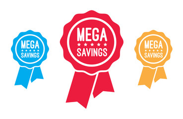 Mega Savings Ribbons