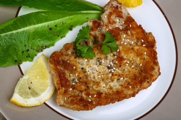 Pork schnitzel