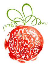 Abstract vector illustration -- Christmas decoration.