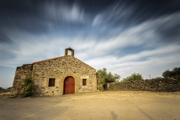 Fototapeta na wymiar Hermitage of San Gregorio. Extremadura. Spain