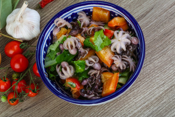 Octopus salad