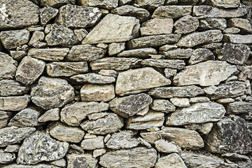 Abstract background of Stone wall vintage cool tone