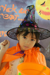 ハロウィンの女の子