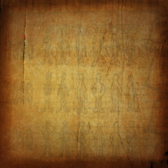 Torn brown poster background