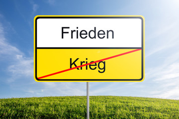 Schild, Krieg -> Frieden