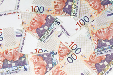 Malaysia Currency in white background