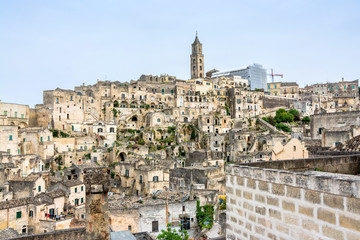 Naklejka premium Ancient town of Matera, Basilicata, Italy