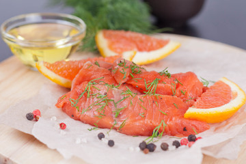 fresh salmon