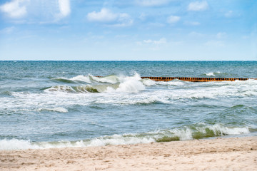 Obrazy na Szkle  Morze Bałtyckie - Łeba