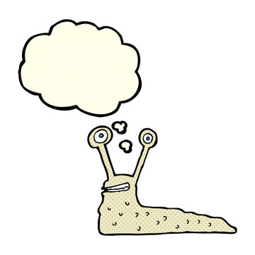 recommend clip art: cartoon slug with thought bubble