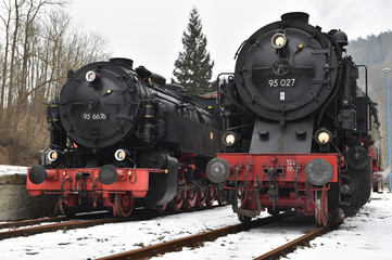 Fototapeta premium Lokomotywa parowa Mammut