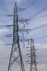 Two High voltage electric towers