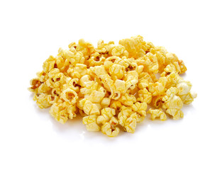 popcorn isolated on white background.