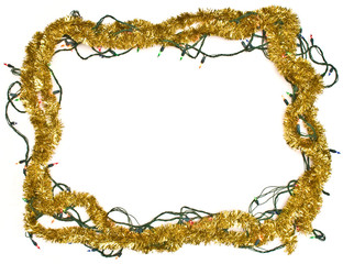 Garland and Lights Border