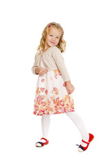 Portrait of a pretty liitle girl