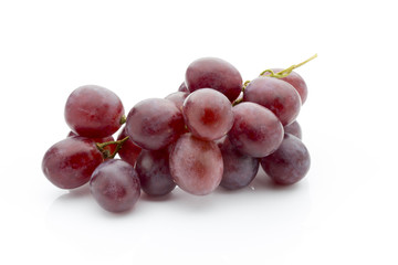 Grape on the white background. Fresh  berry.