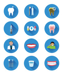 Dental icons collection