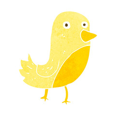 cartoon yellow bird