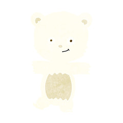 cartoon cute polar bear
