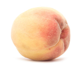 peach on a white background