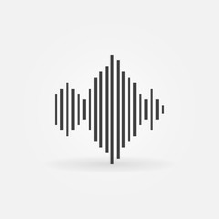 Sound wave icon or logo