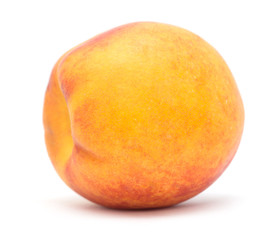 peach on a white background