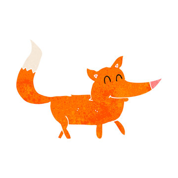 cartoon little fox