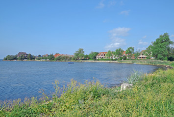 Fototapeta na wymiar Urlaubsort Lemkenhafen auf Fehmarn,Ostsee,Schleswig-Holstein,Deutschland