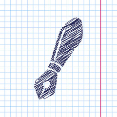 Vector fountain pen icon. Eps10 