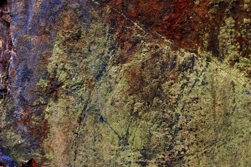 Roche métamorphique à Travassac.