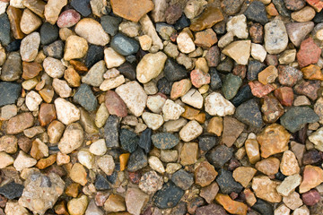 Colored macadam texture