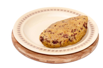 Balkan cuisine chicken liver with bread crumbs