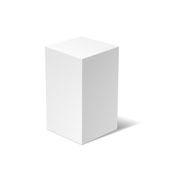 White box isolated 