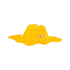 cartoon old australian hat