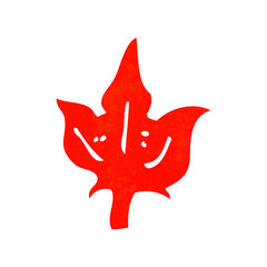 cartoon leaf symbol