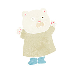 funny cartoon polar bear