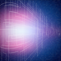 Circuit Board Texture Abstract Vector Background. EPS10