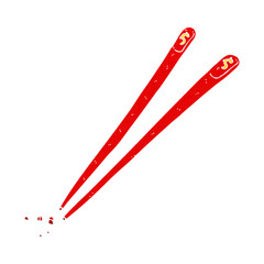cartoon chopsticks