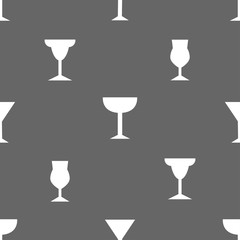seamless pattern with Drink glass